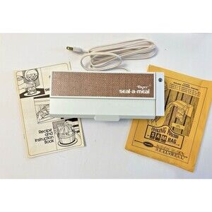 Dazey Seal A Meal In Original Box Model SAM1 1976 Mid-Century w/Instructions